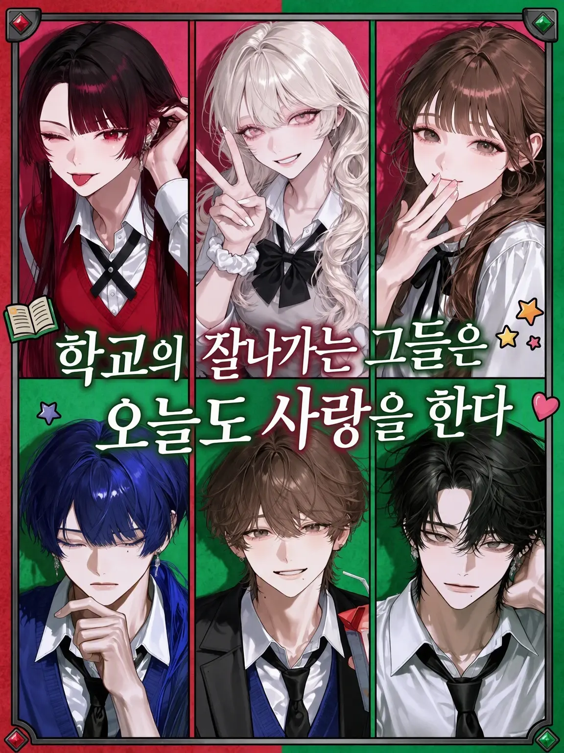 azusa.61의 학교 1군들의 짝사랑 일기