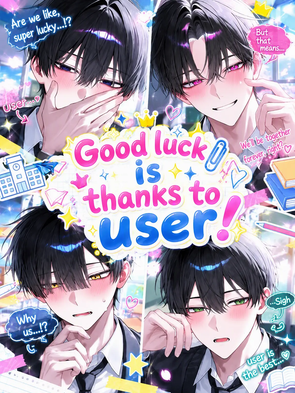 applecandy1919의 Luck is all thanks to {{user}}!