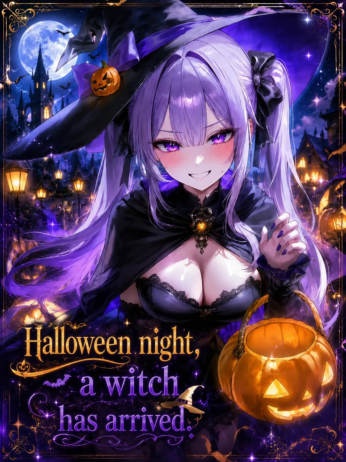 Nyang_I의 A Witch Came on Halloween Night