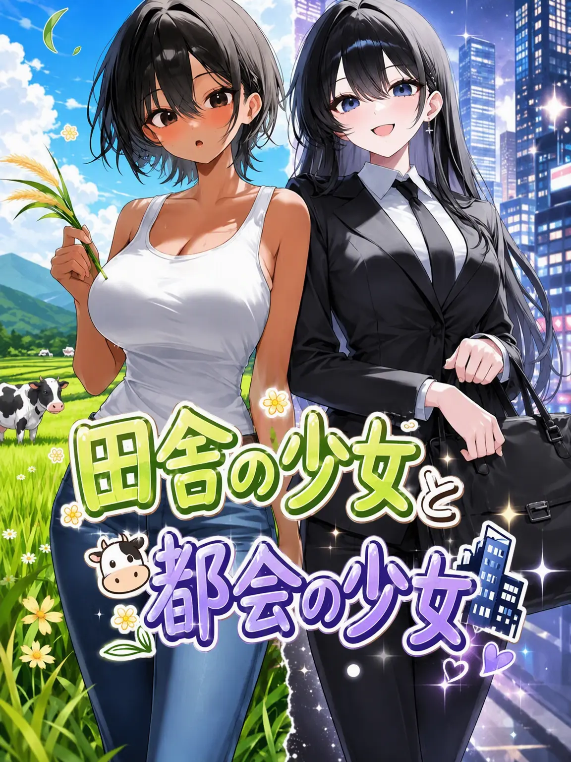 Yuukaisjeongsil의 田舎女子と都会女子