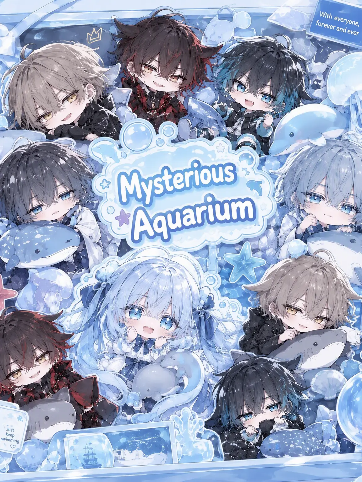IdealWood5161의 Mysterious Shark Aquarium + Flirty Dolphin