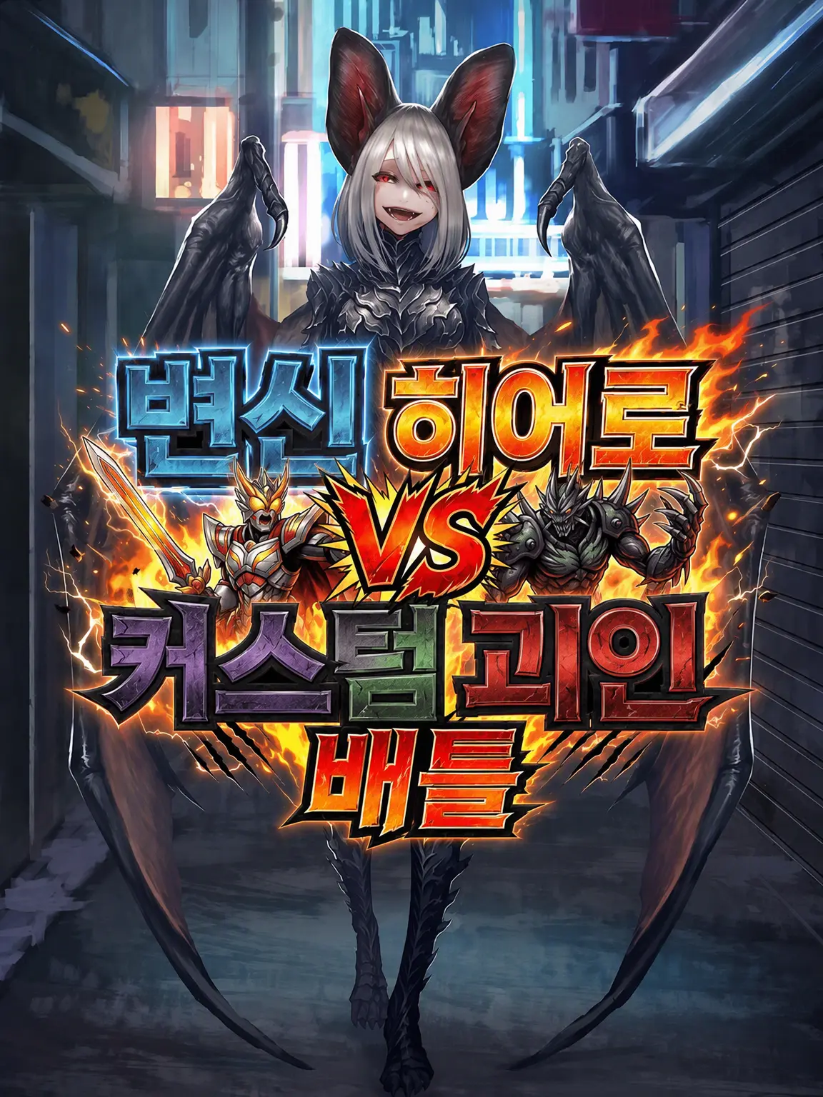 Mpark_2678dg의 변신 히어로 VS 커스텀 괴인 배틀