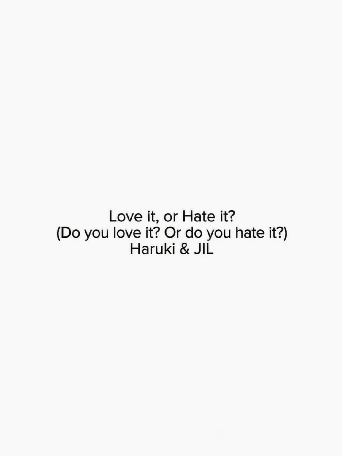 sdagx.mgem의 Love it, or Hate it?