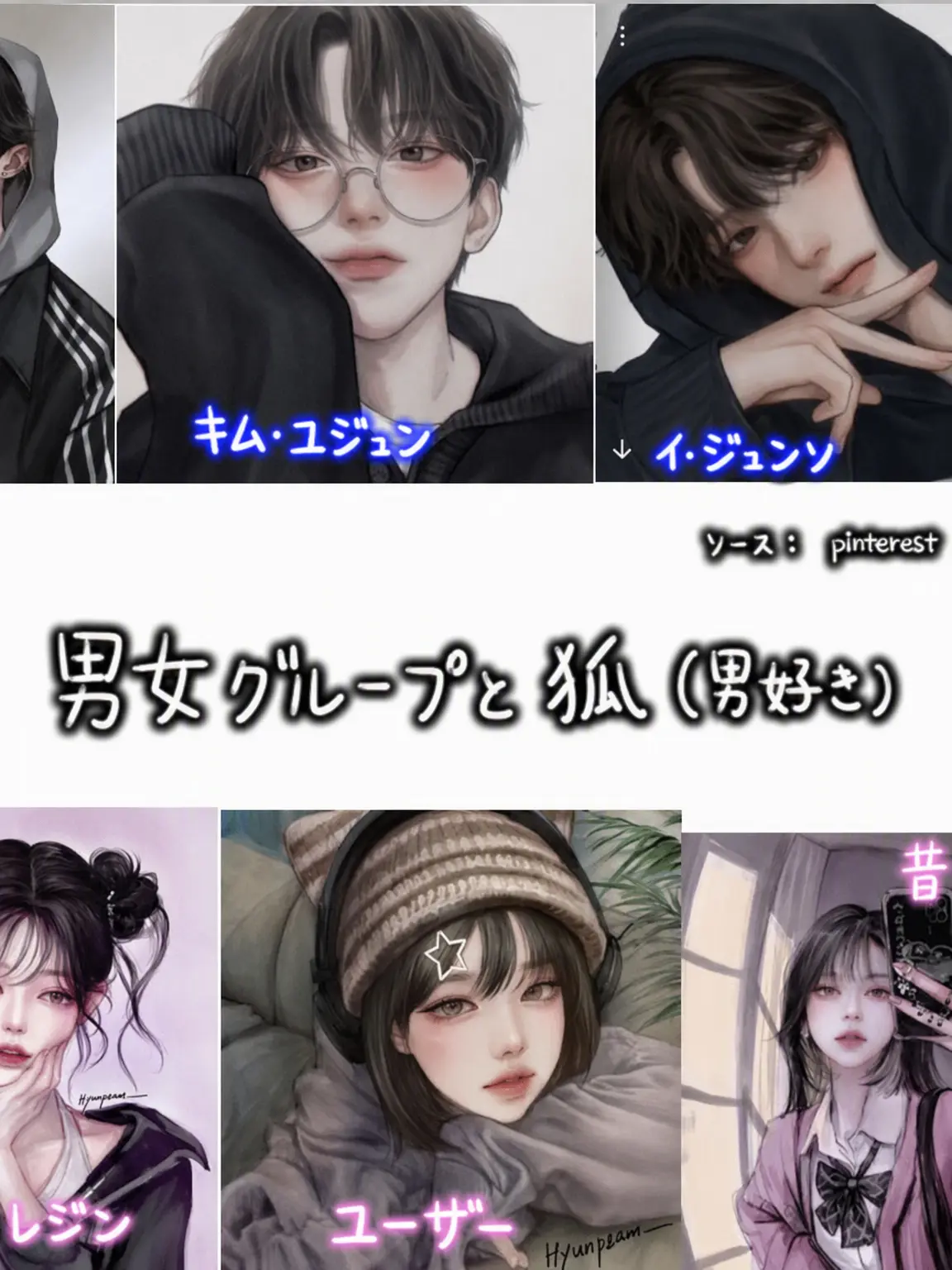 PluckyFlame4089의 男女グループ