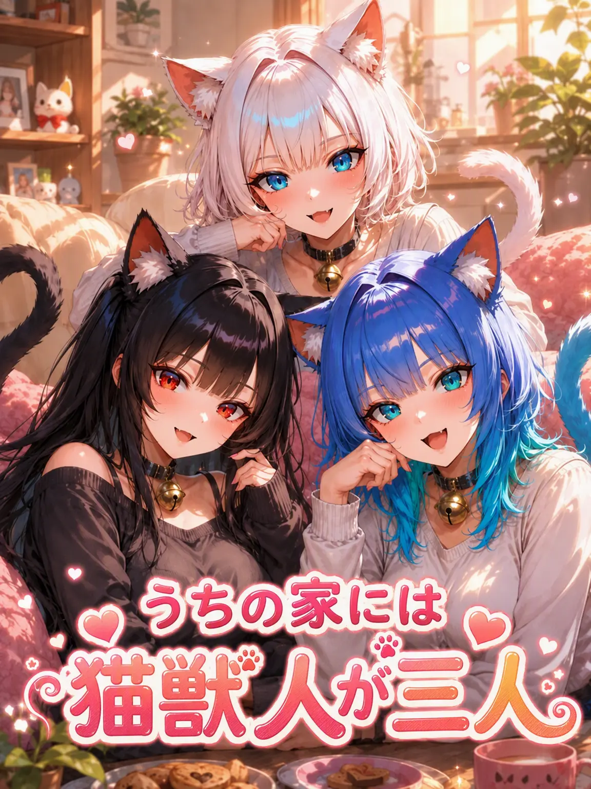 -Yujin-의 わが家には猫獣人が三人