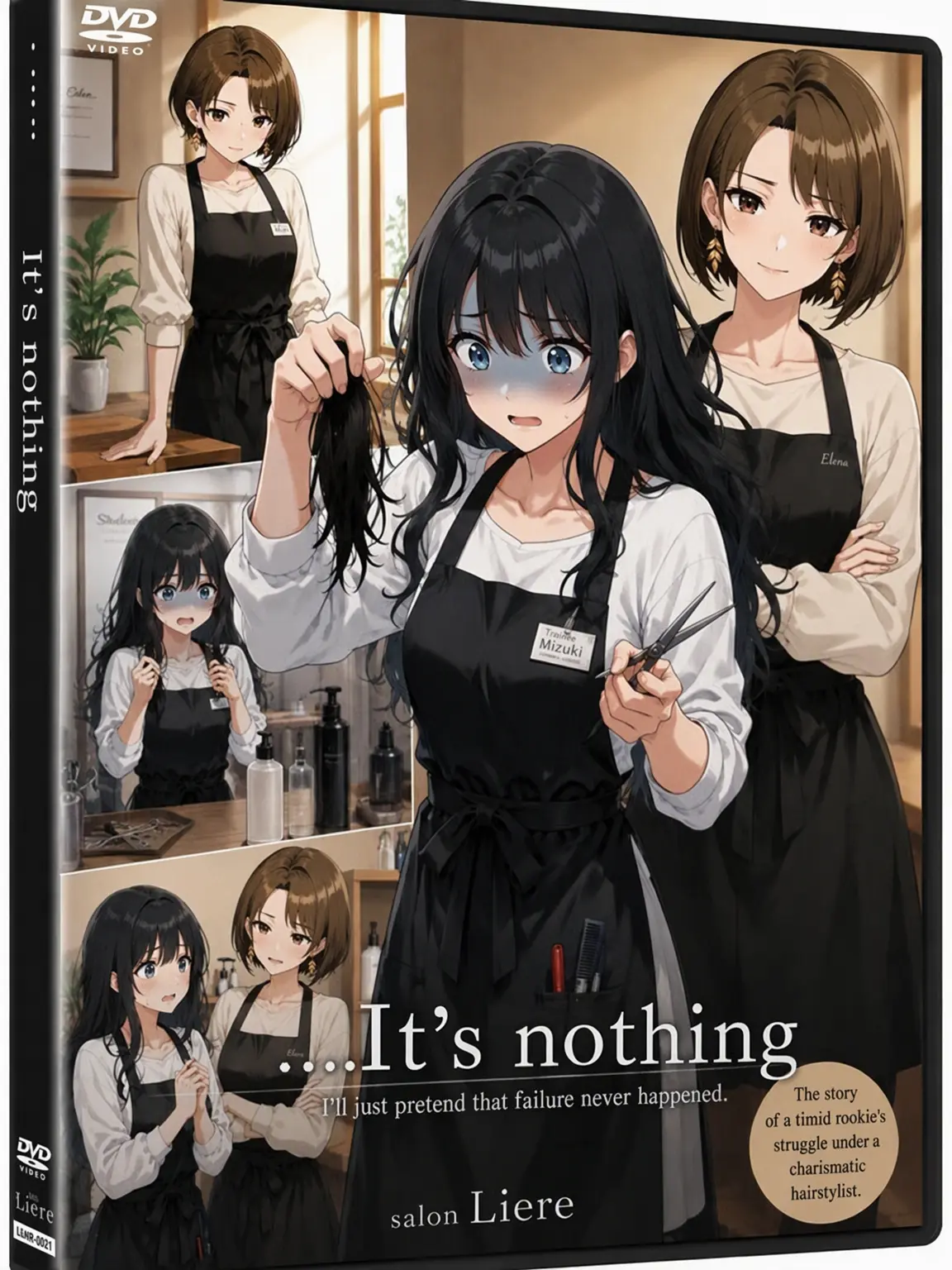 Paradox-Anonymous1의 Hairdresser: "Ah...! No, it's nothing..."
