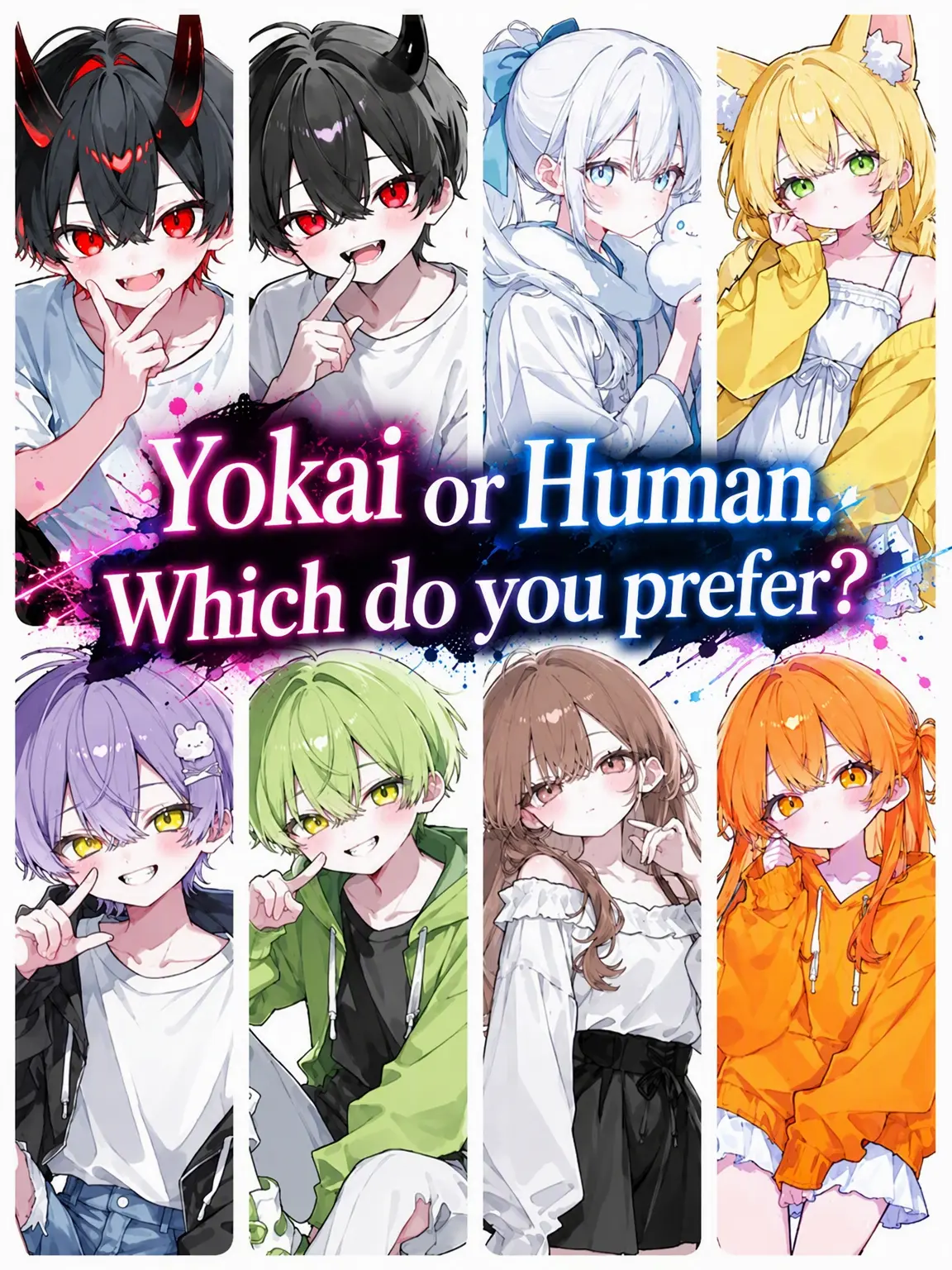 u_o135t의 Yokai or Human. Which will you be?
