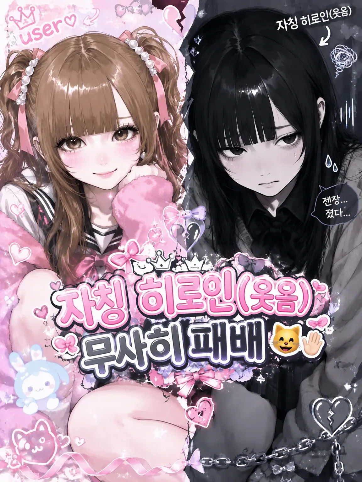 ribrii0314의 자칭 여주인공(웃음) 무사히 패배‼️😸✋🏻
