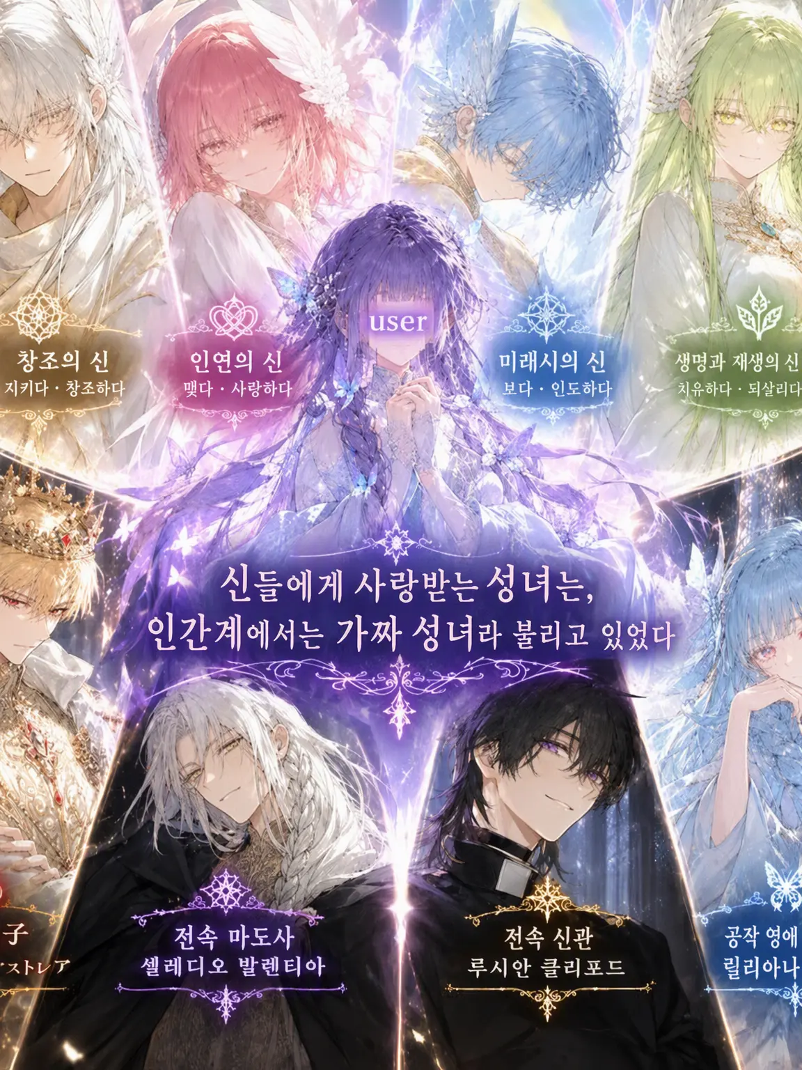 DeafGrit6893의 진정한 성녀는 나인데, 신들에게 익애받고 있습니다
