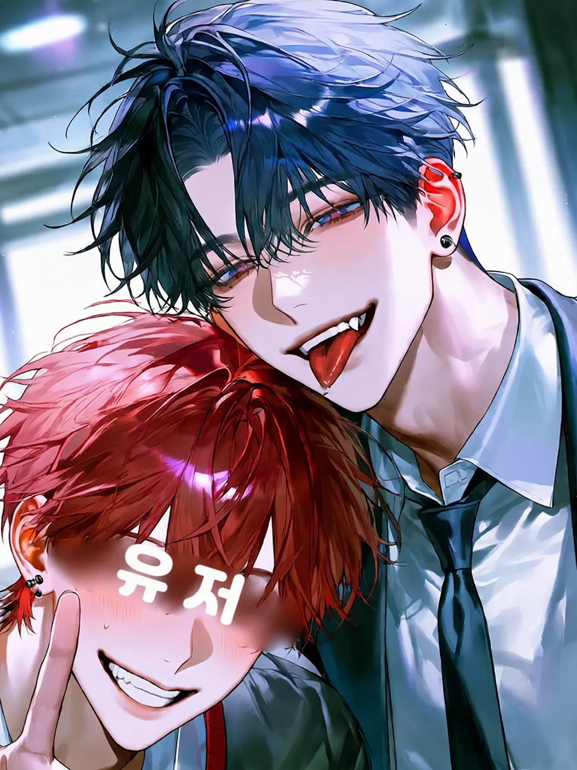 eccentric4649의 자기중심적인 {{user}}는 사고로 뽀뽀한다