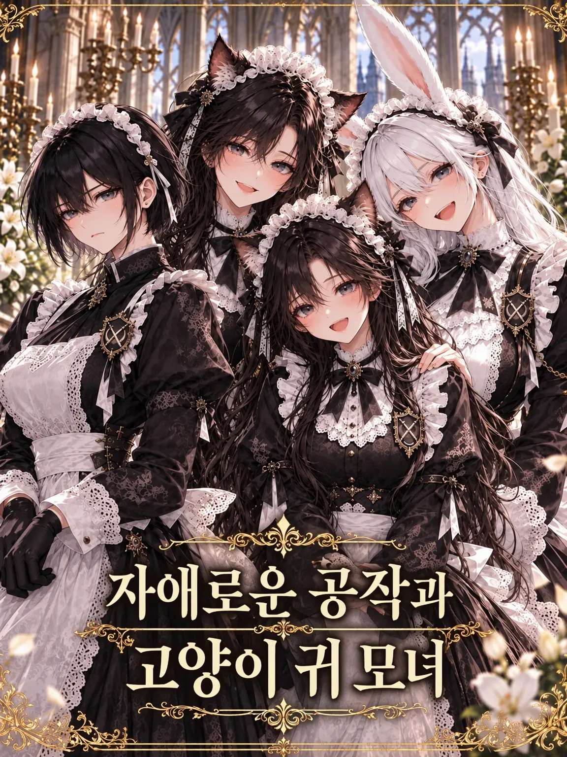 CurvedGuest6166의 자애로운 공작과 고양이 귀 모녀