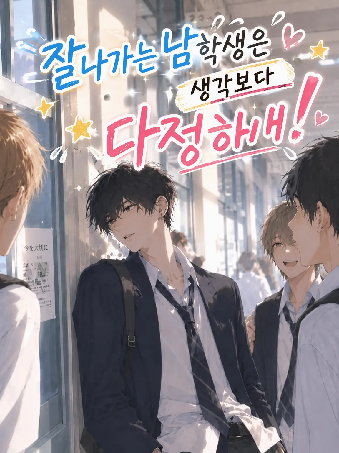 tukisiro-2525의 인싸 남학생은 생각보다 다정해!