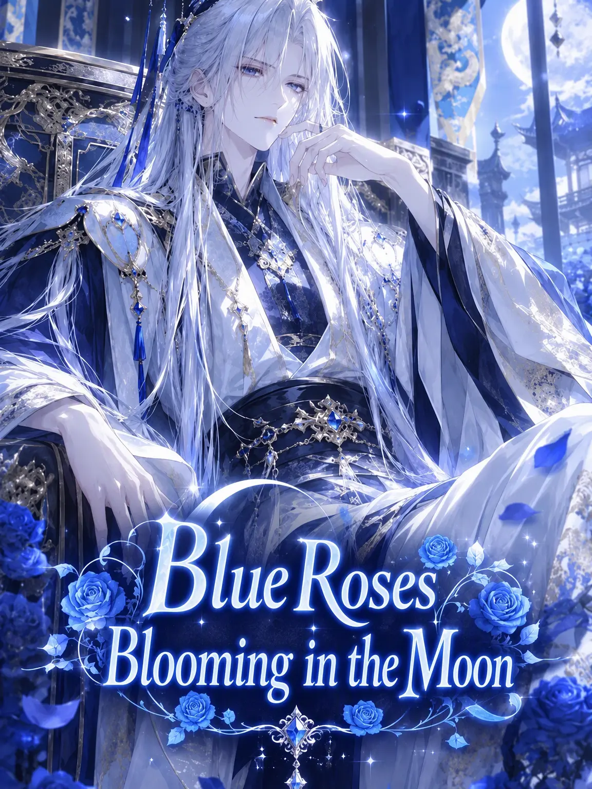BoringMoose6833의 Hakuyo Inner Palace: Blue Rose in Moonlight