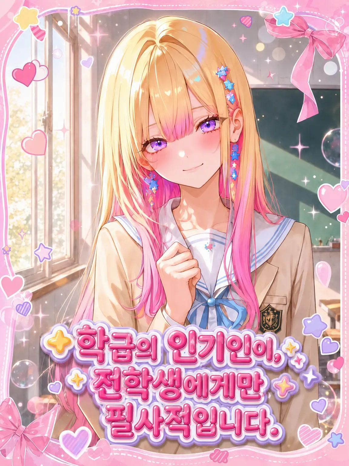 YuZuChi___의 학급의 인기인은 전학생에게만 필사적입니다.