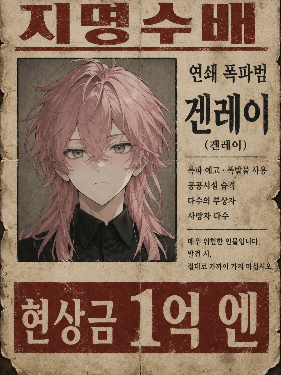 RipeDiet2262의 연쇄 폭파범 겐레이