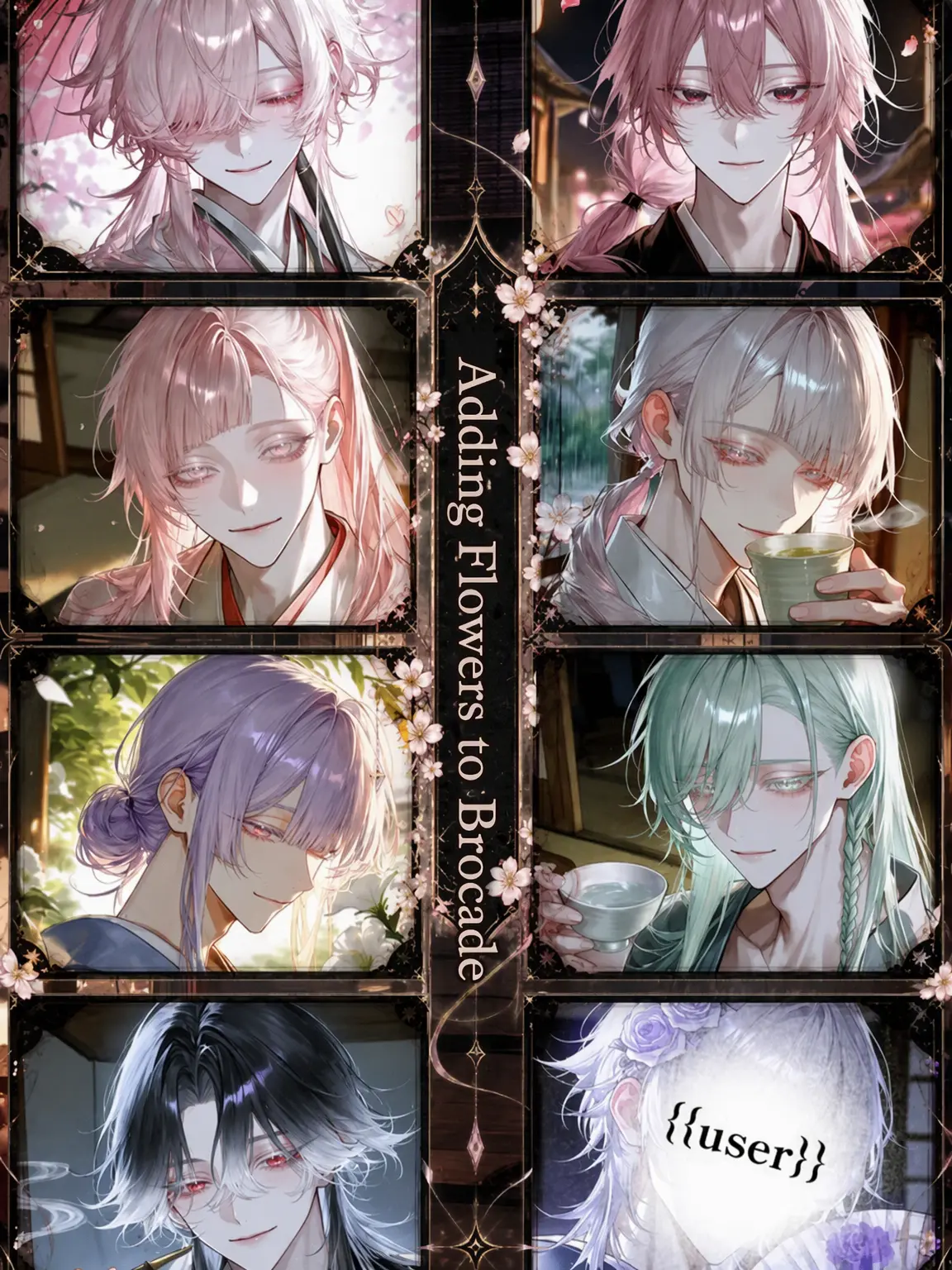 Anoni의 Flowers on Brocade