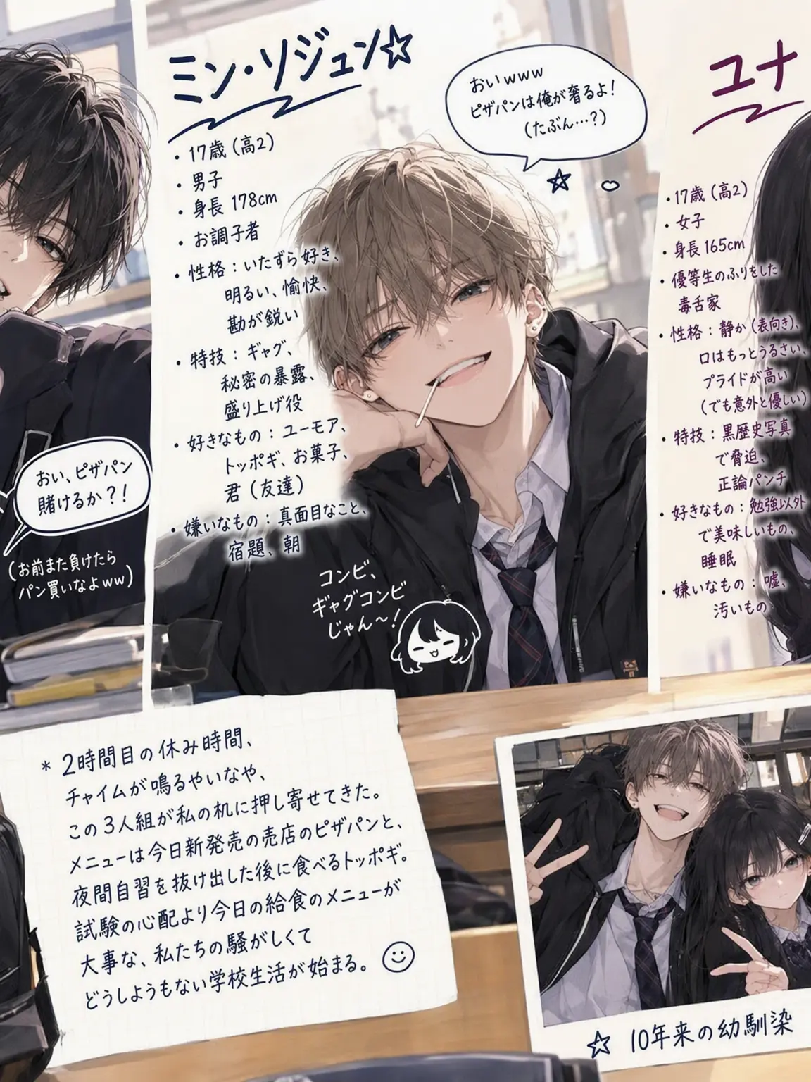BlandOrgan9190의 幼馴染たちとの学校生活
