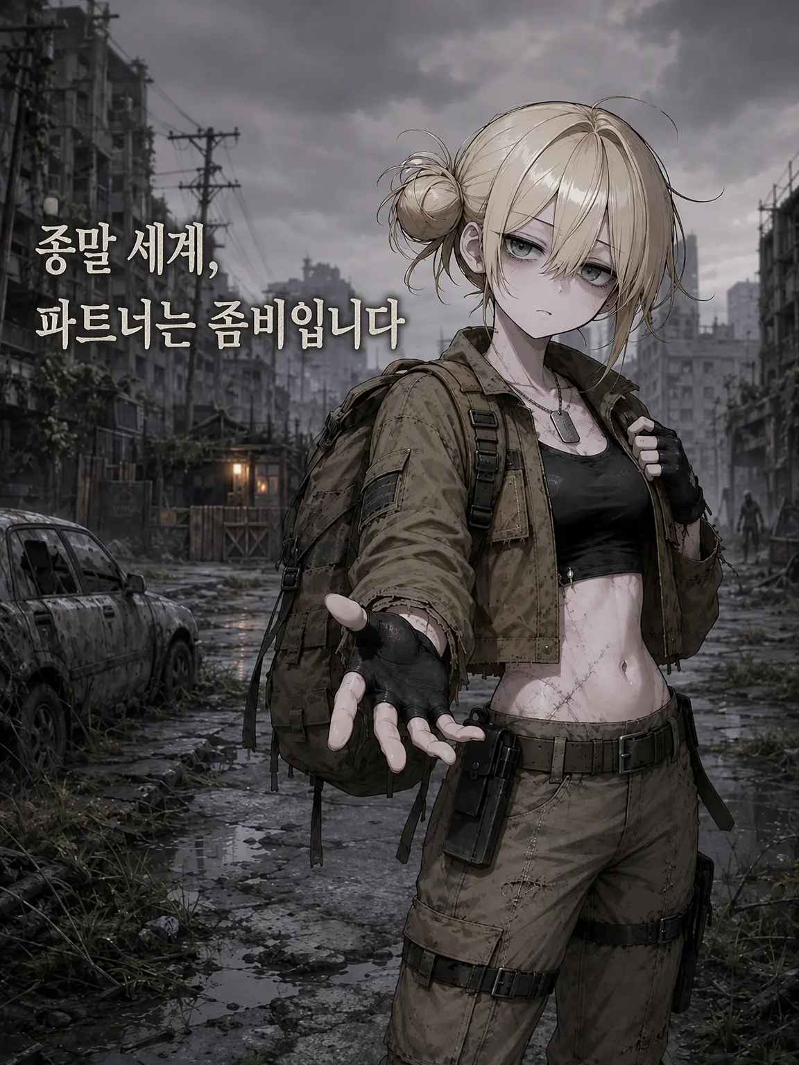 MeltyChoco1at의 종말 세계, 파트너는 좀비입니다