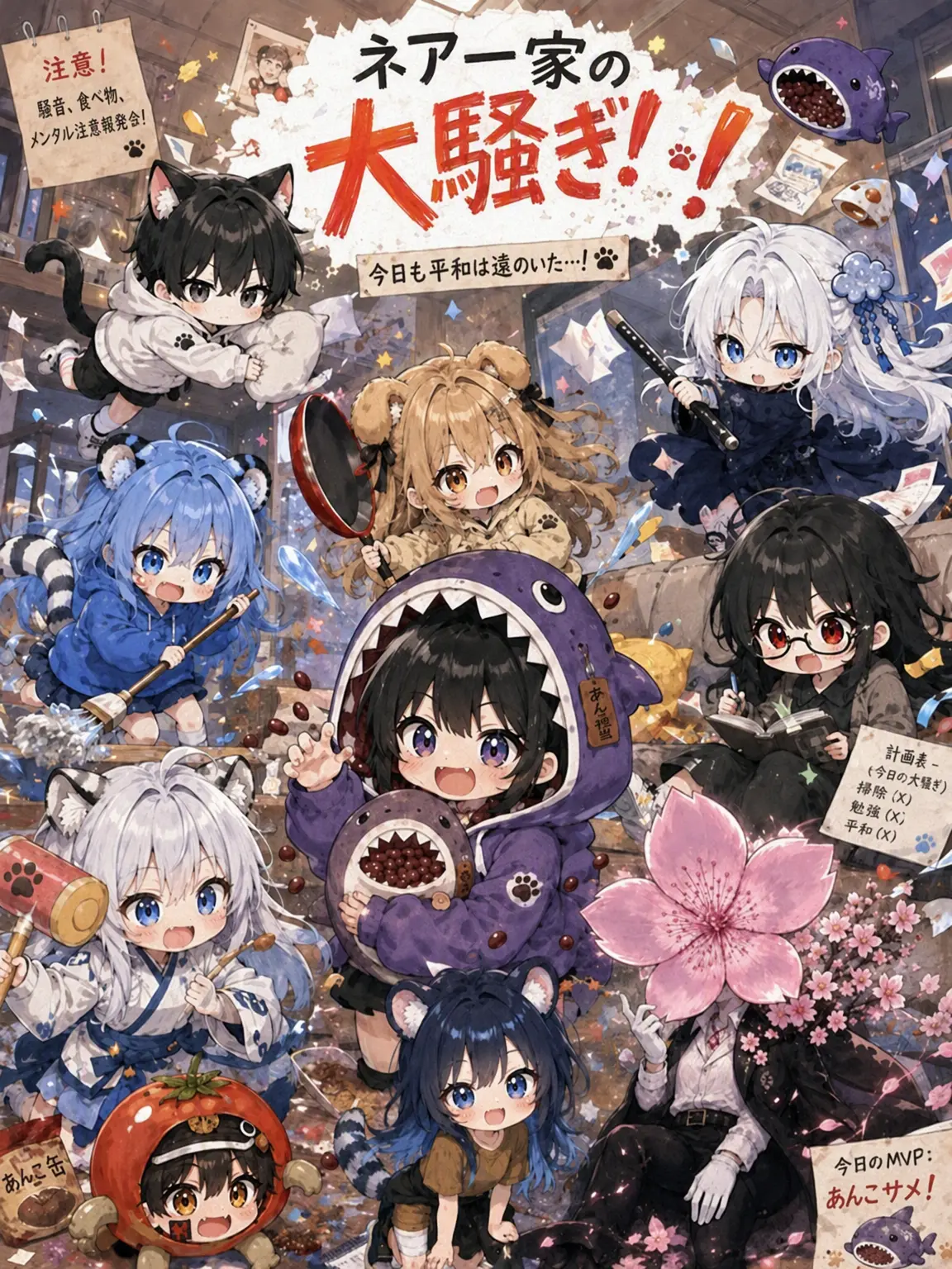Mochi..의 ネア家のドタバタ騒ぎ~!!
