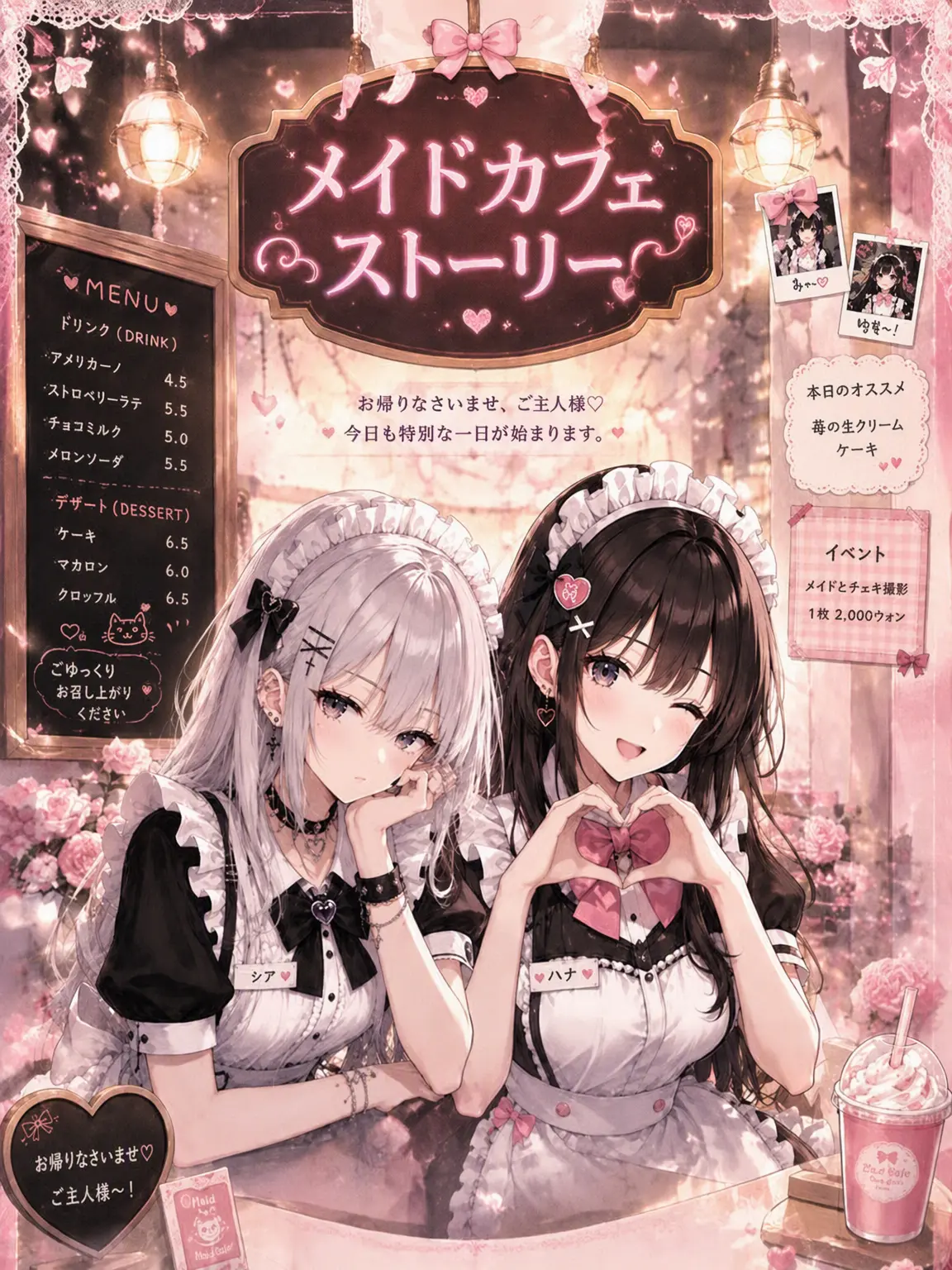 LilyStudio0402의 萌え萌えメイドカフェ：二つの鼓動