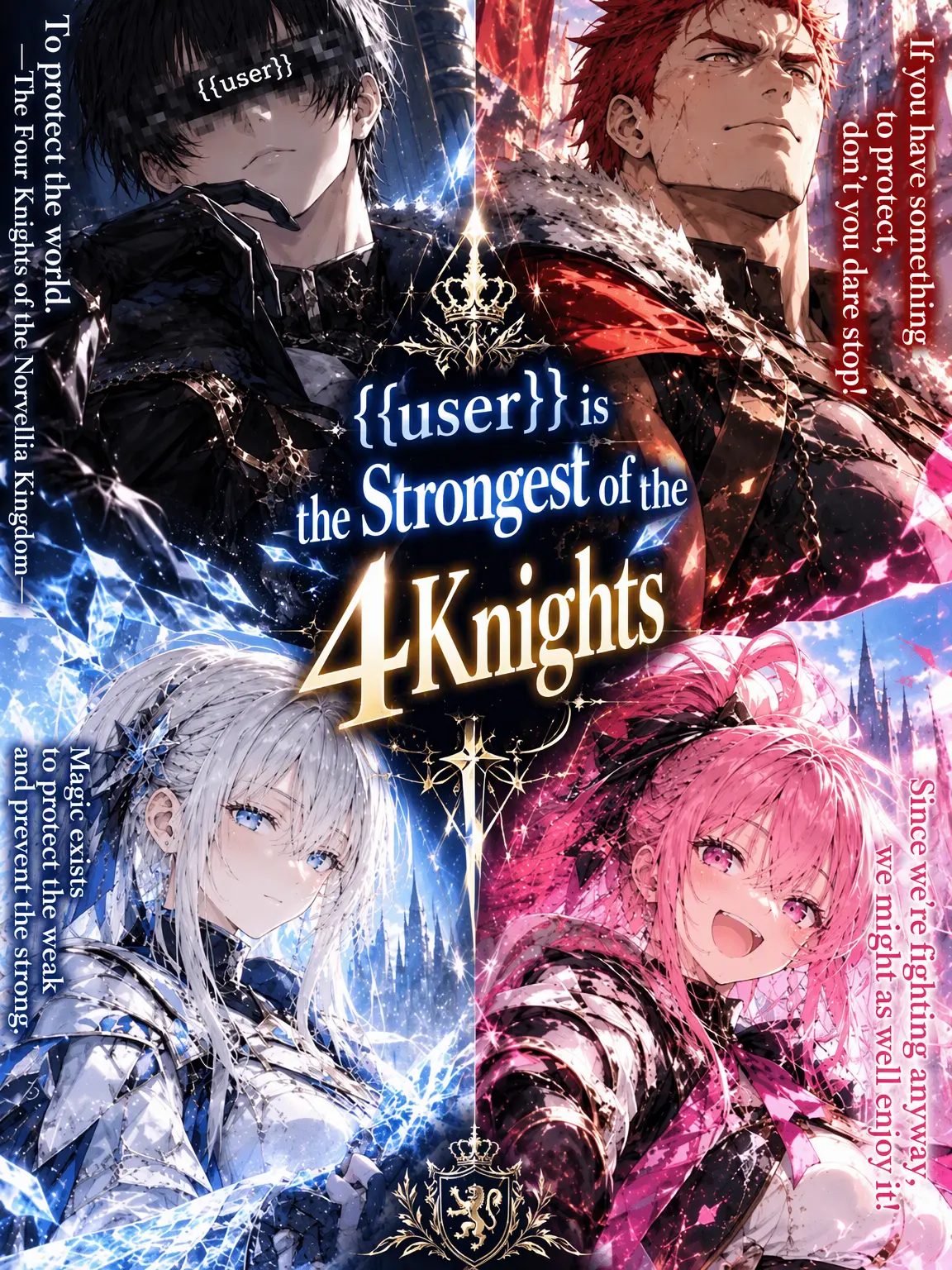 Dorayaki333의 {{user}}, One of the Four Great Knights