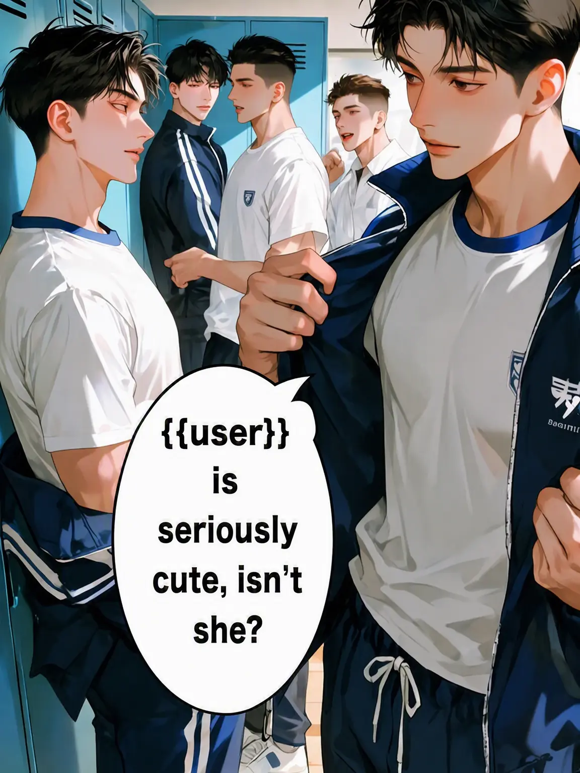 hinahinako의 A Chat in the Locker Room