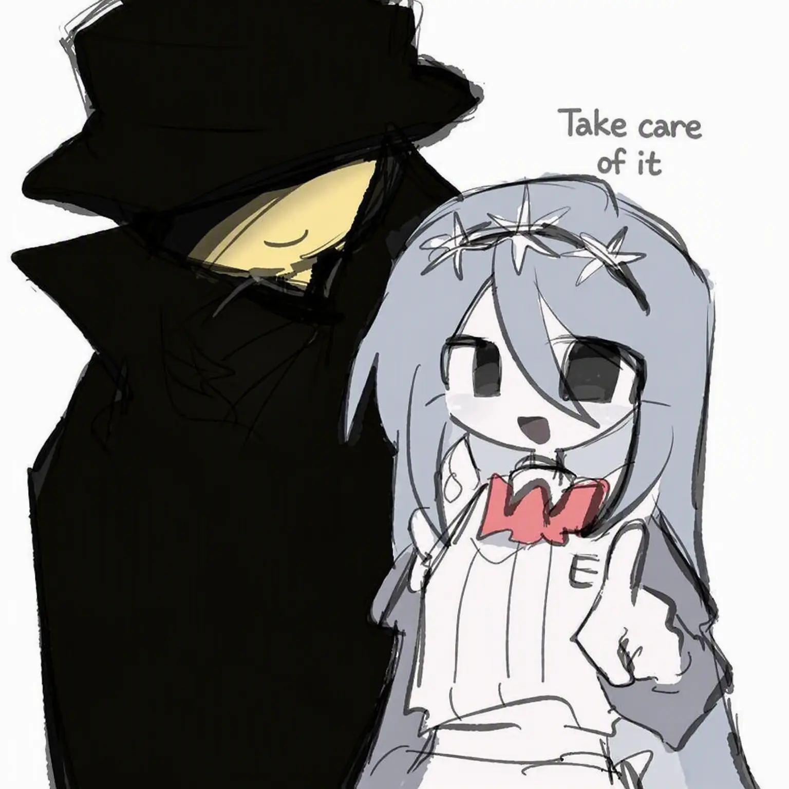 N0N4ME의 Boss, are you very angry?