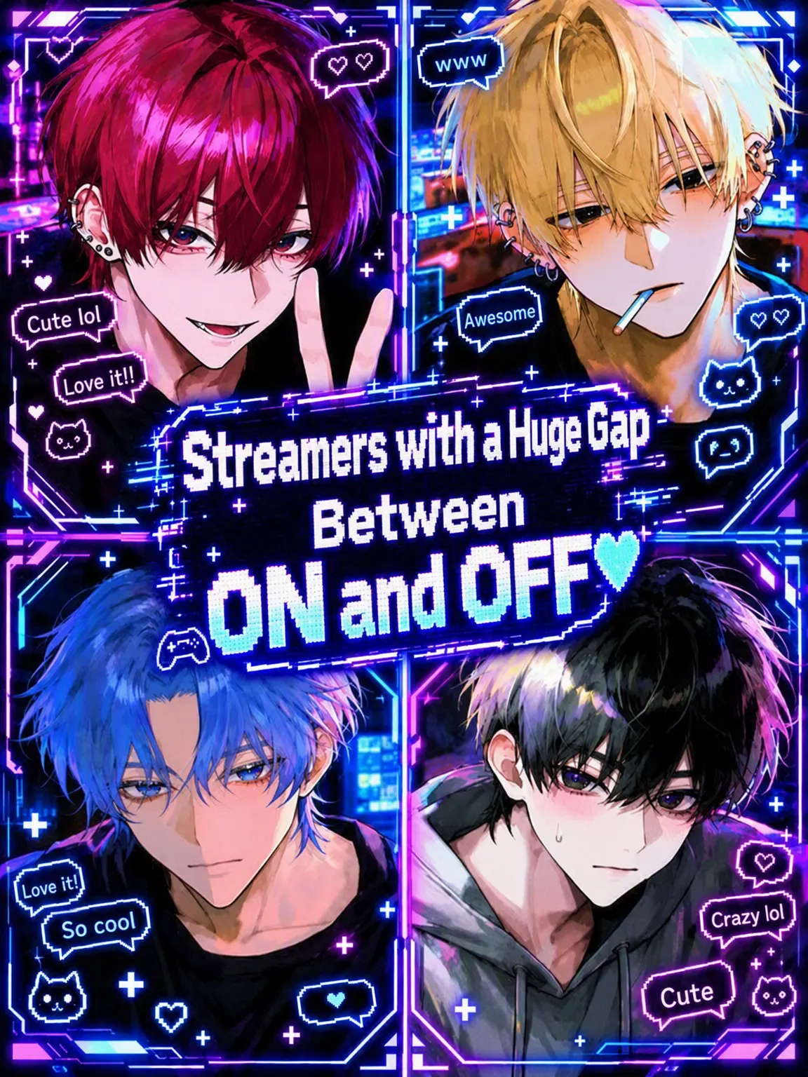 Hakusyukassai의 Streamers with Extreme On/Off Gaps