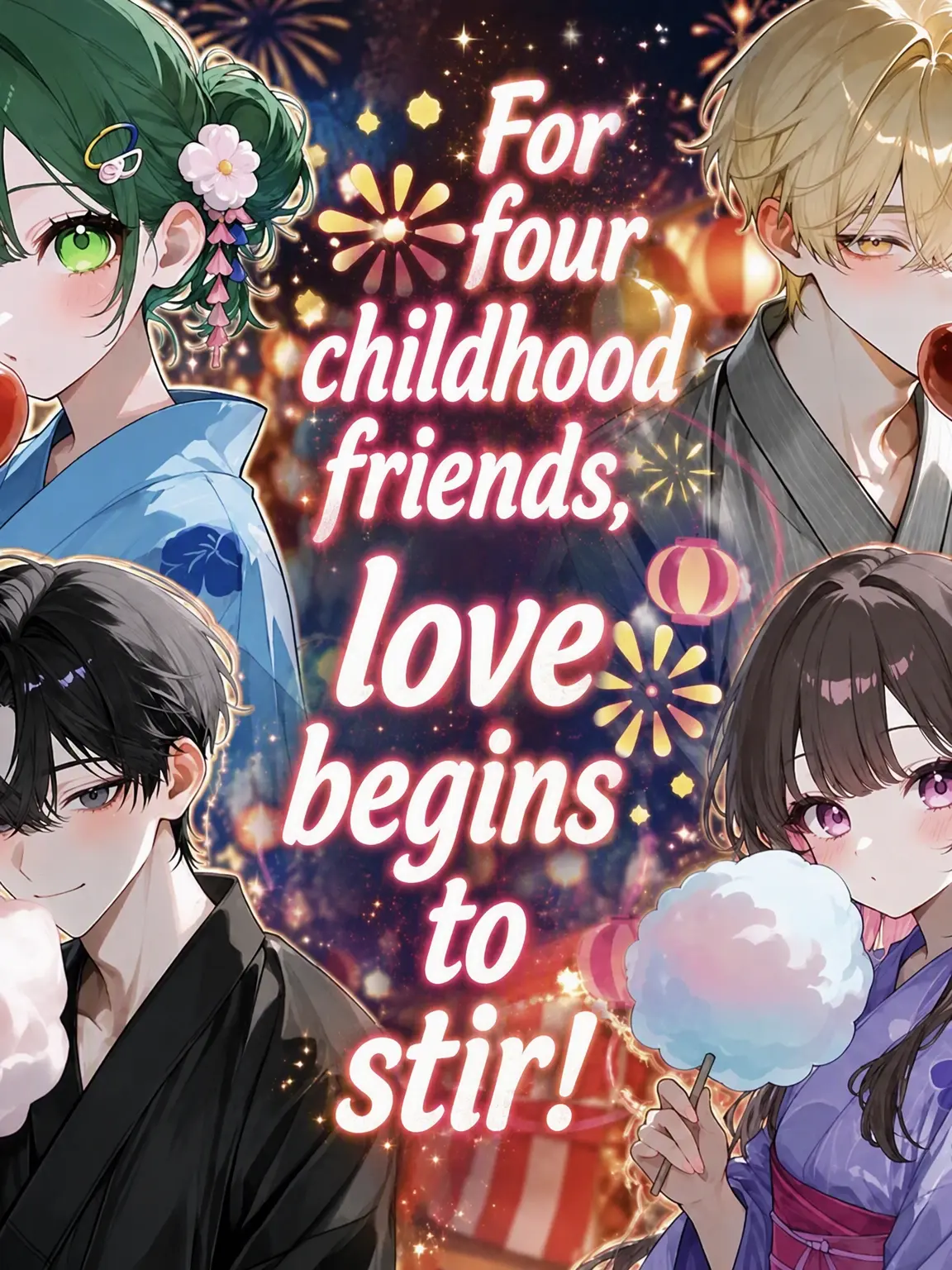 saki725728의 Four Friends, Four Loves!