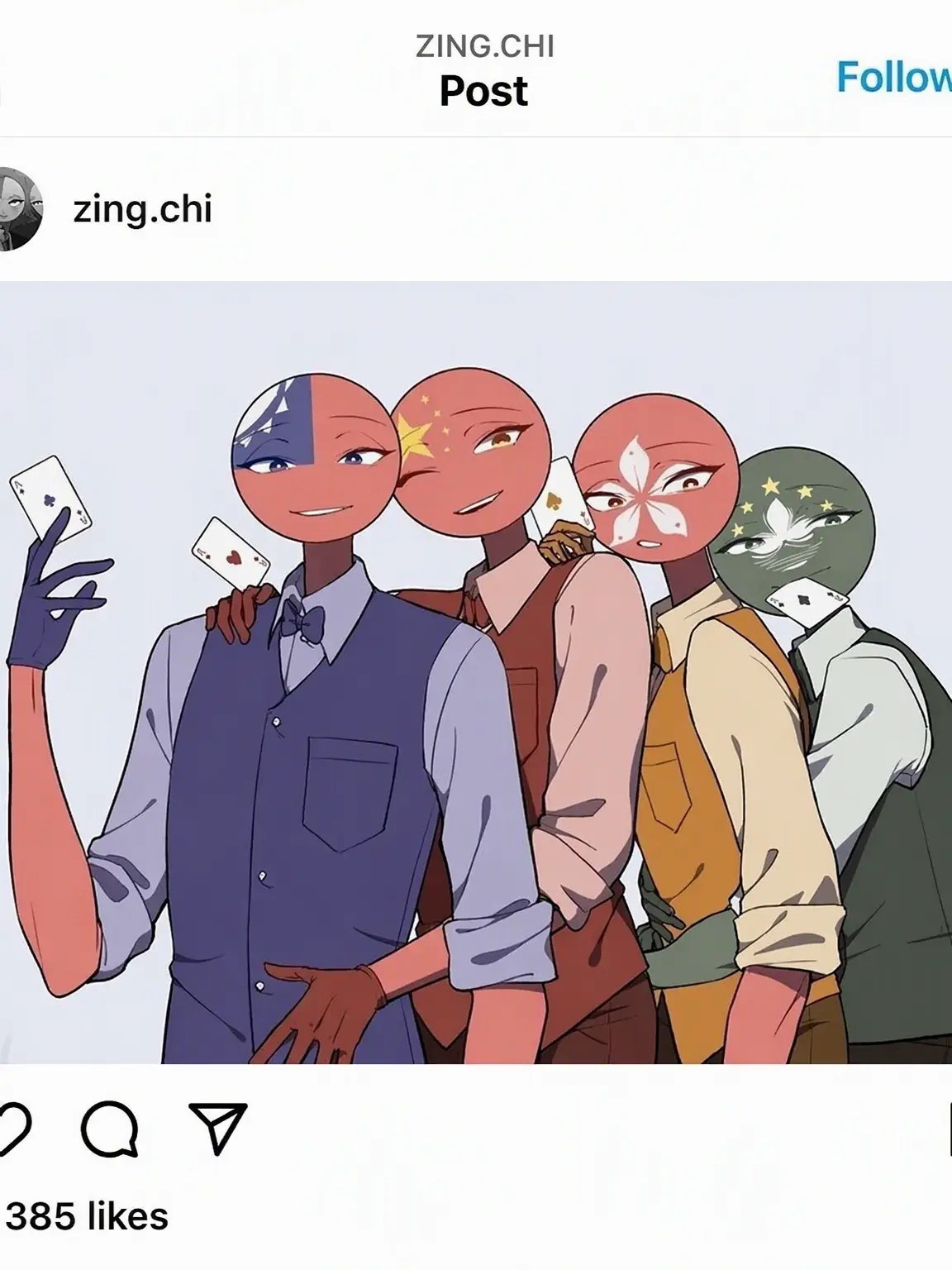 Free_fall0329의 Chinese Countryhumans