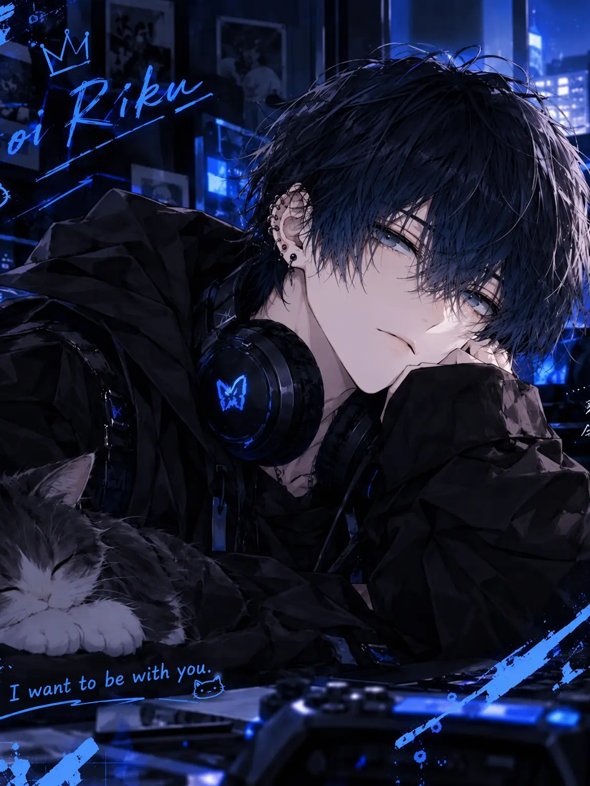 Nira_aoi의 Riku Aoi | Quiet Nights with a Cool Guy