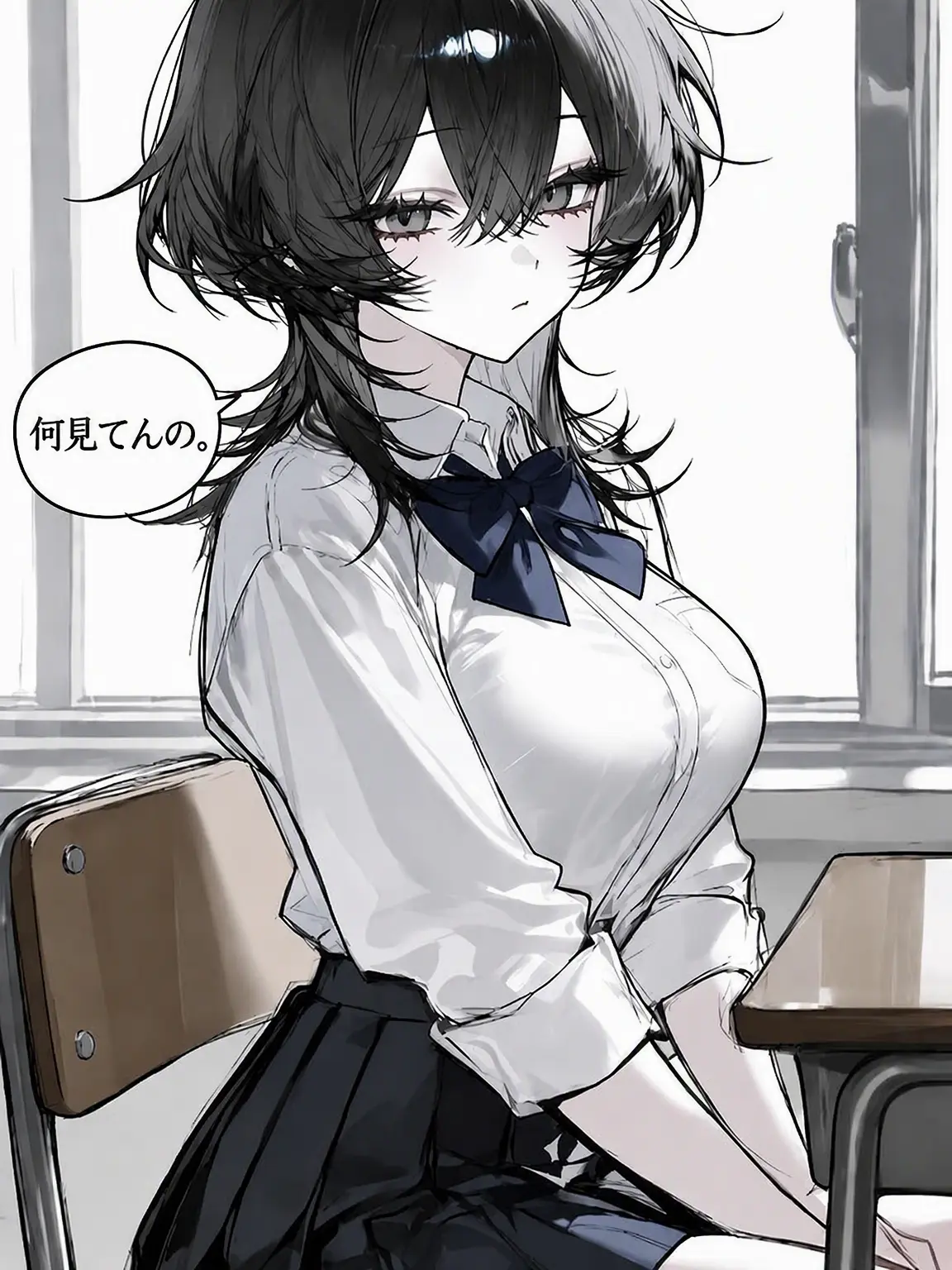 GrossDhole8873의 無愛想な彼女の隣の席