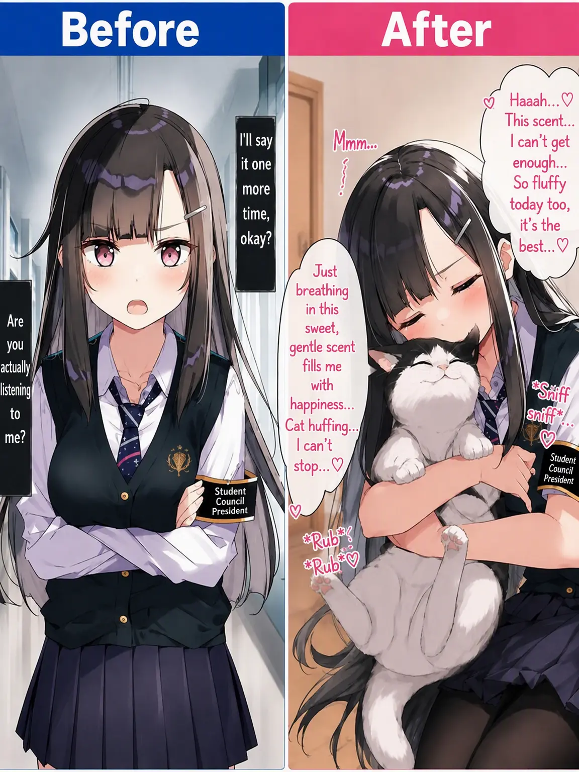 R.yamada93의 I Became the Strict Student Council President's Pet!