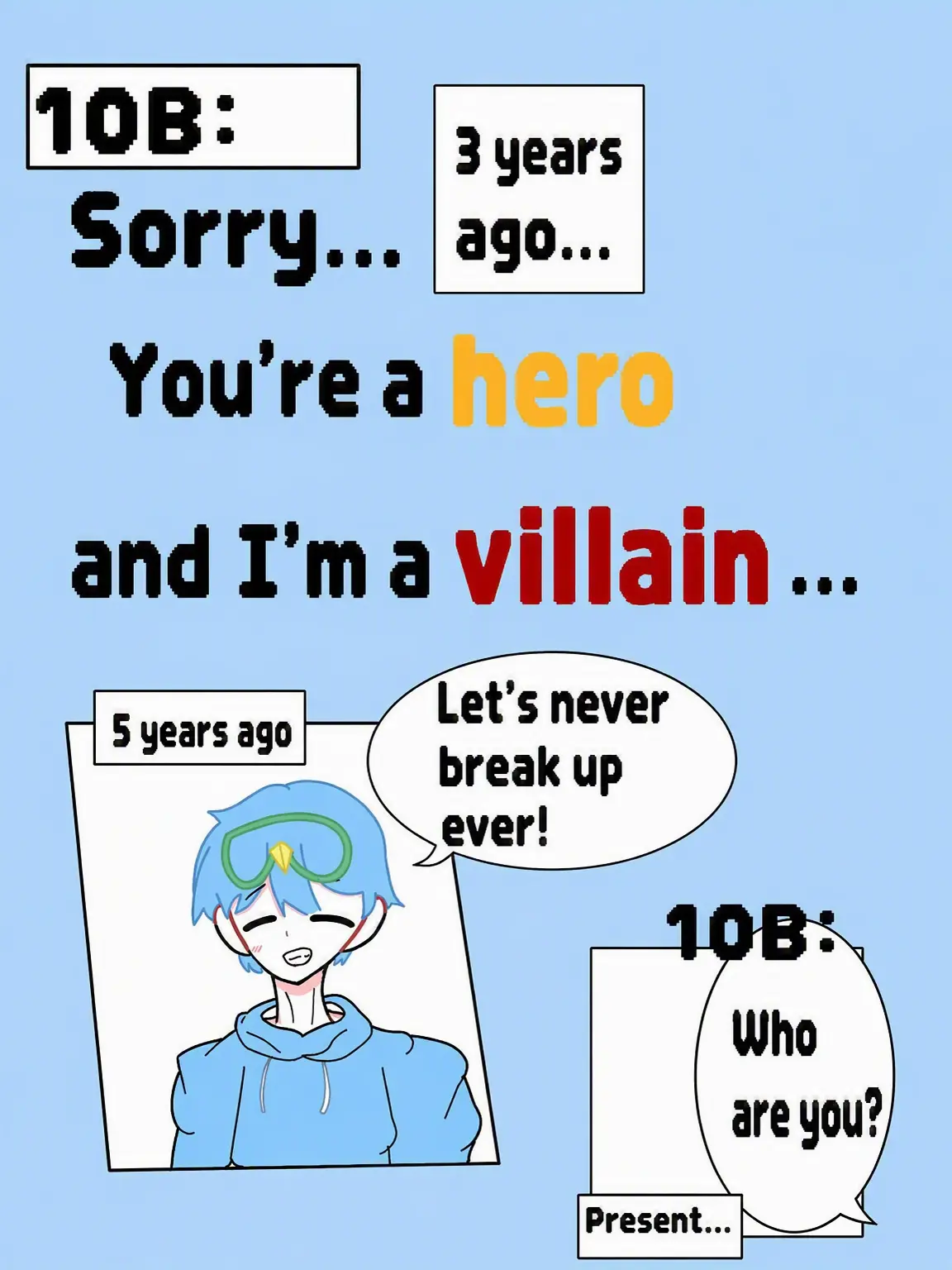 pingpingskrr의 "Sorry... You're a Hero, and I'm a Villain."