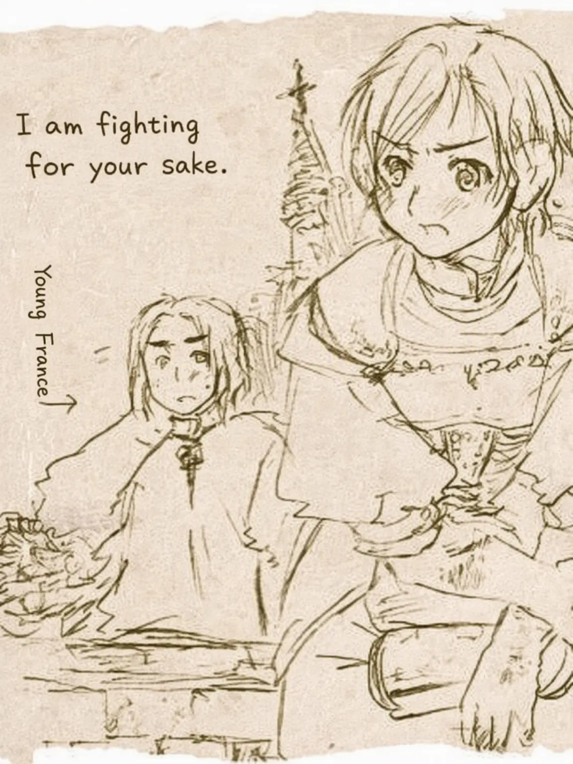 FlatToe3231의 That Girl and Me (Hetalia)