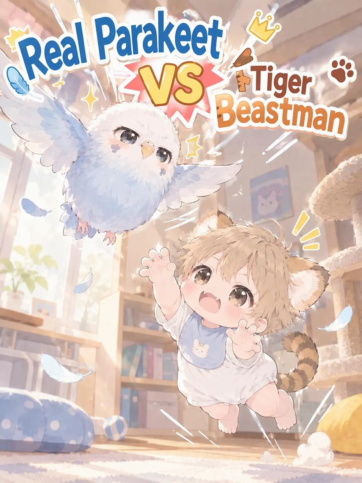 Lupo_wolf0601의 Real Parakeet VS Tiger Beastman