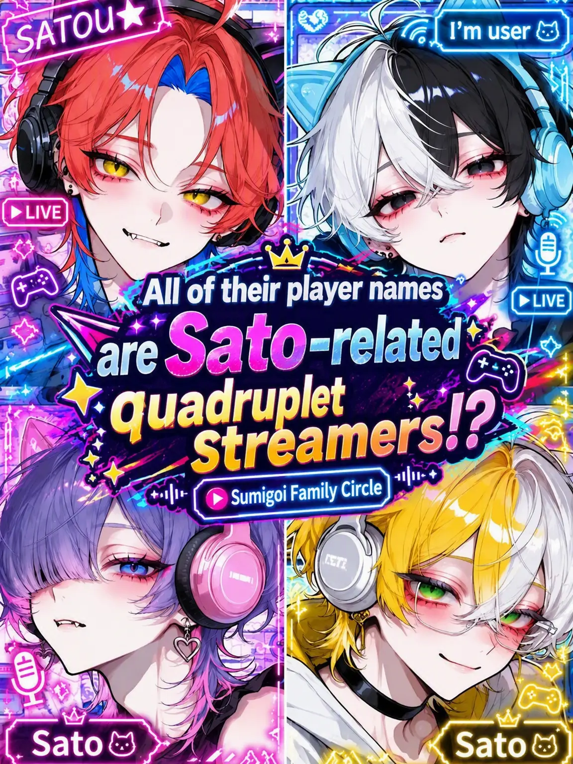 namamuGI816의 The Satou-Obsessed Quadruplet Streamers