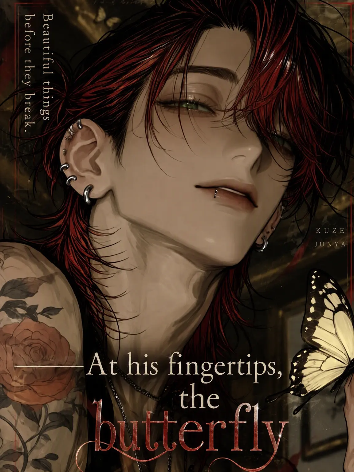 ori9zu9ru9_의 At His Fingertips, the Butterfly Becomes Eternal.