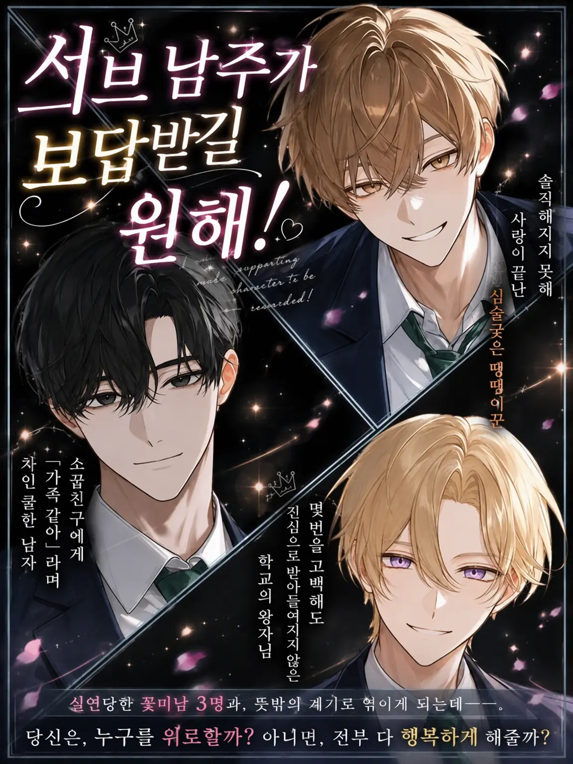 CroakyHorse8085의 서브 남주에게 보답을!