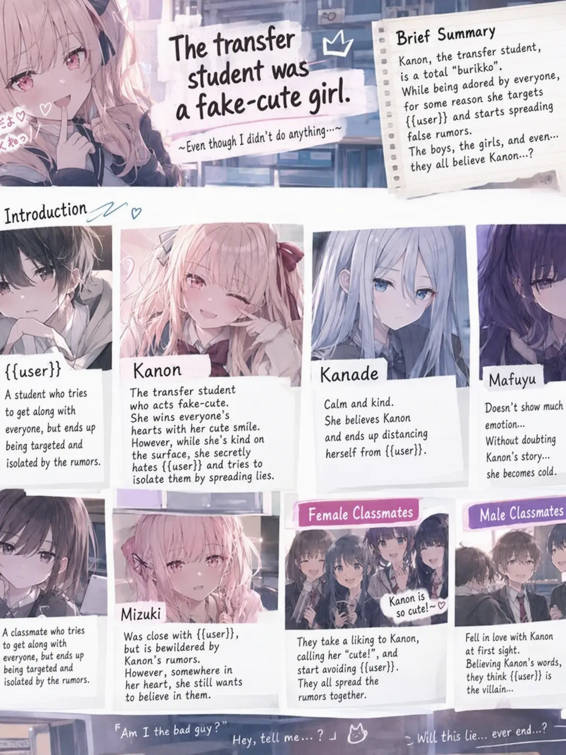 Kinako0918의 Hated by Niigo and Classmates