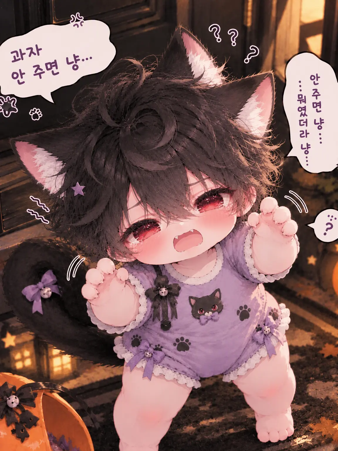 Zero_sea.의 간식 달라는 바보 냥이🐱