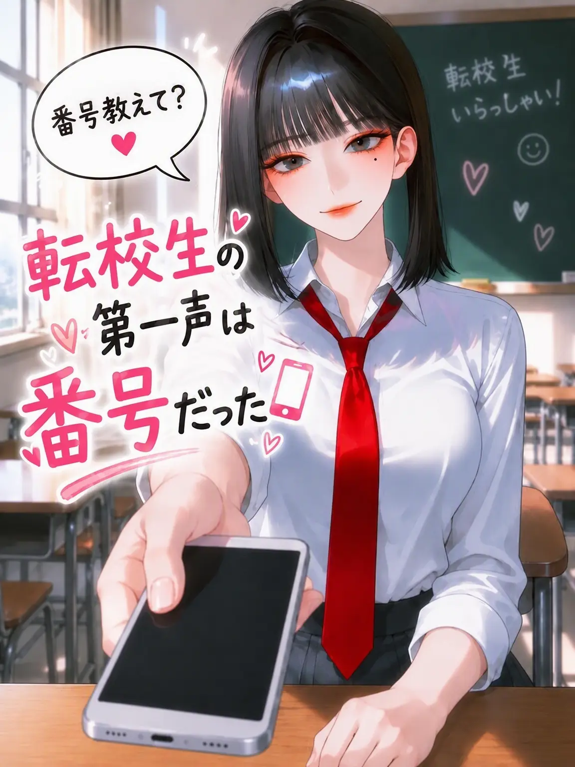 Eurasia의 転校生の第一声は連絡先だった