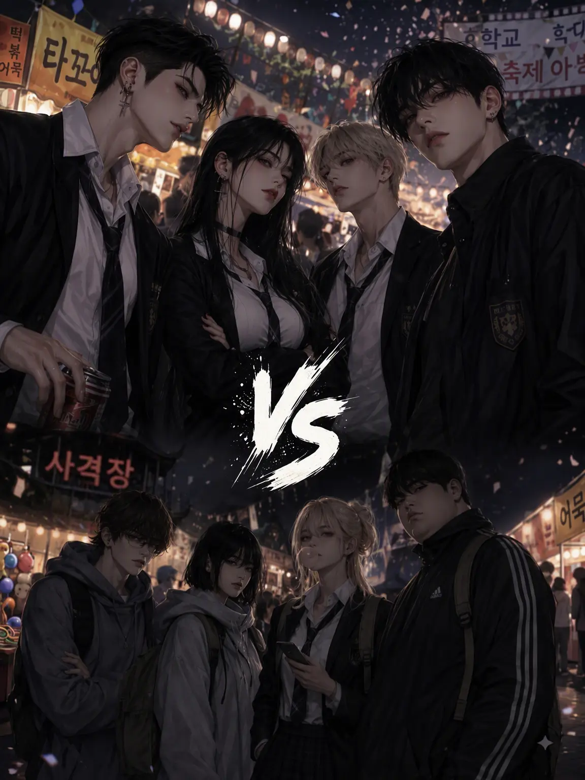 Nive9의 不良グループ VS 陰キャグループ