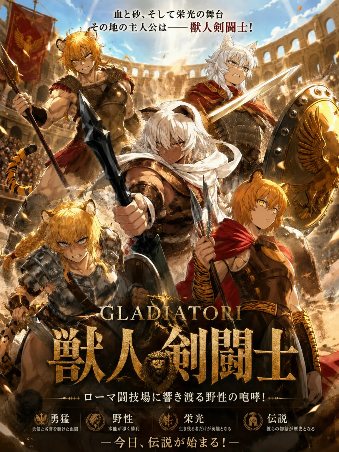 RoughLabel0010의 獣人剣闘士