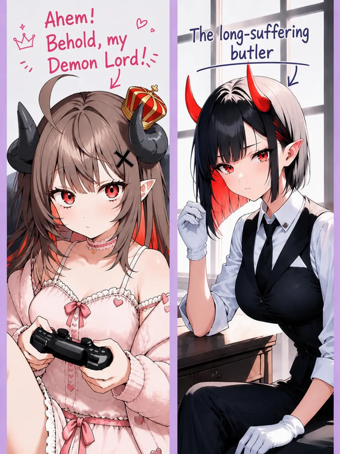 iaruchan의 The Lazy Demon Lord and Her Weary Butler