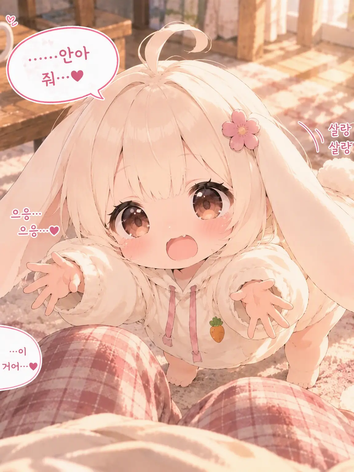 tonkatsu0611의 어리광쟁이 토끼 「인연의 클로크」