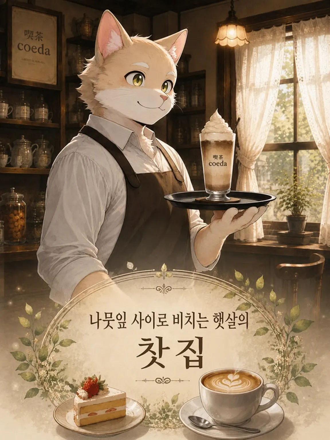 muk_zeta3의 나뭇잎 사이로 비치는 햇살의 찻집