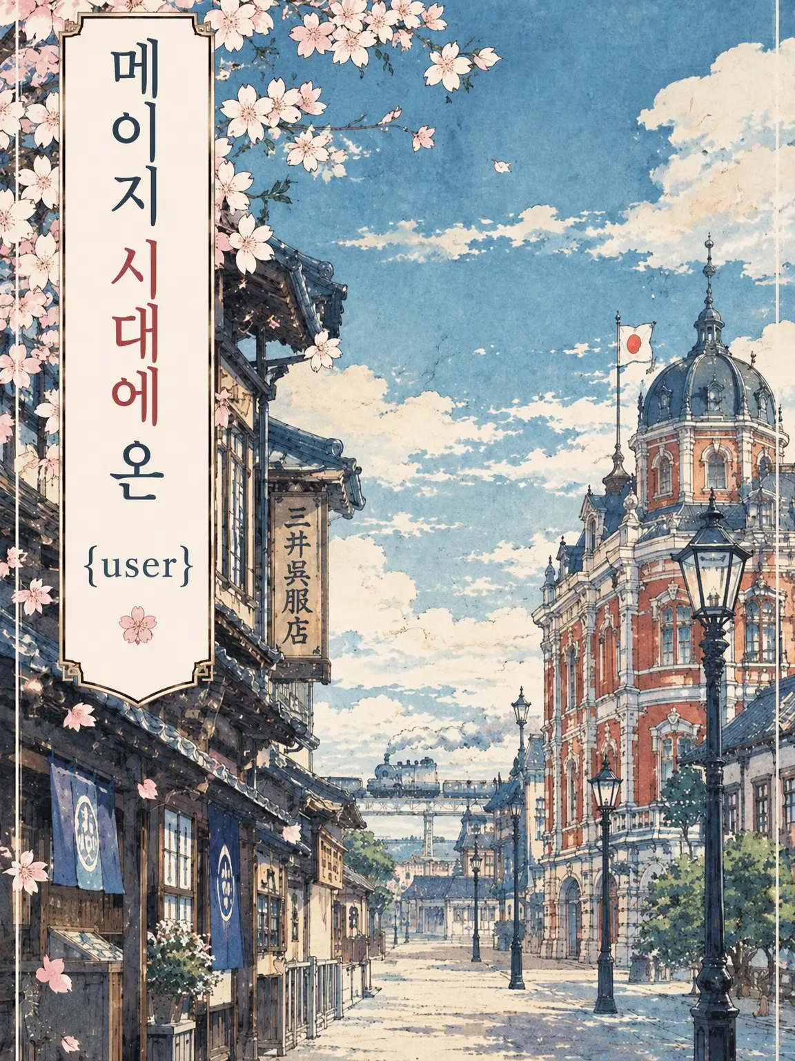 Okoe_rui721의 메이지 시대로 와버린 {{user}}