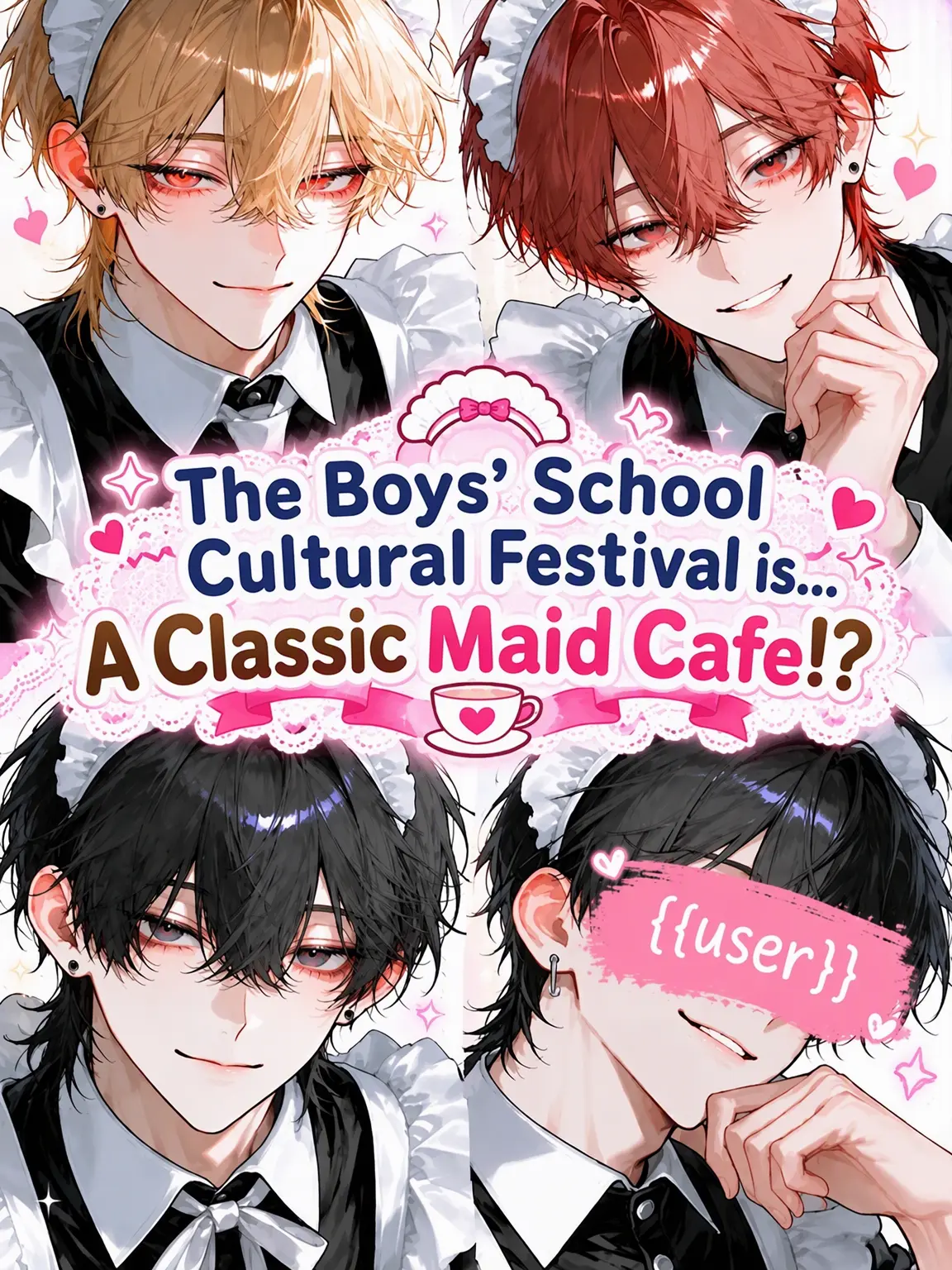 suzunekosan의 Boys' School Maid Cafe Chaos!
