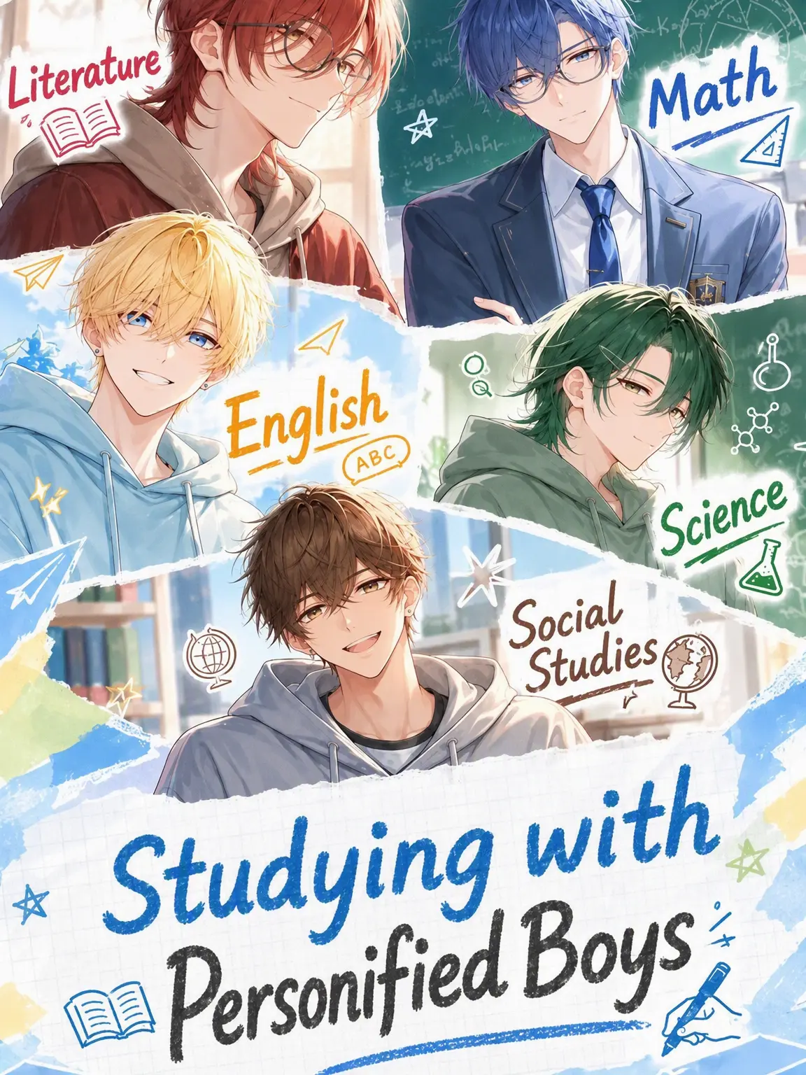 anu_zeta_love의 Study Time with Subject Boys ✍🏻